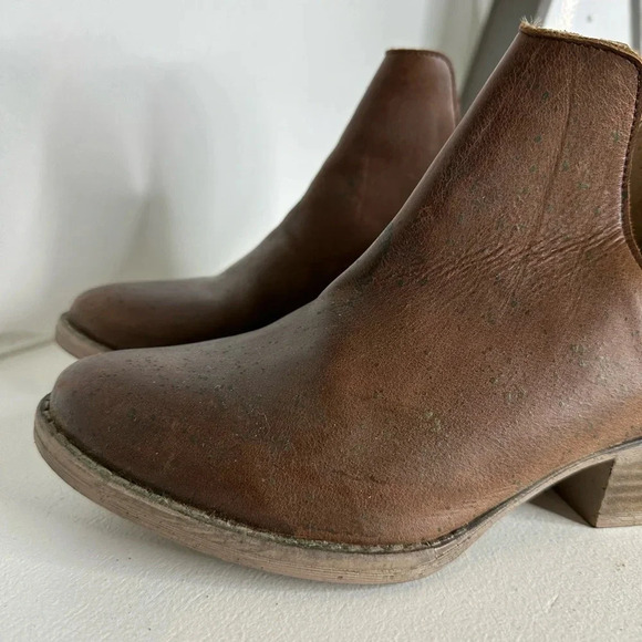 Circle G by Corral Leather Ankle Booties Western Boho Chic  - Size 9 - Picture 3 of 11
